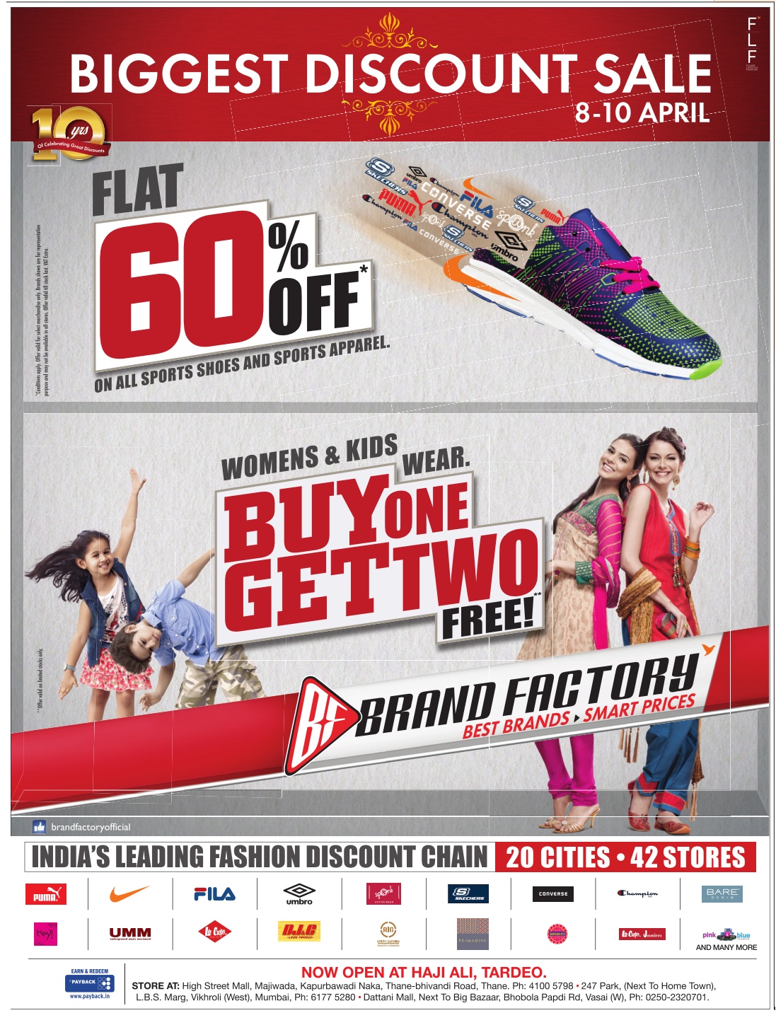 Brand factory offers hot sale on shoes today