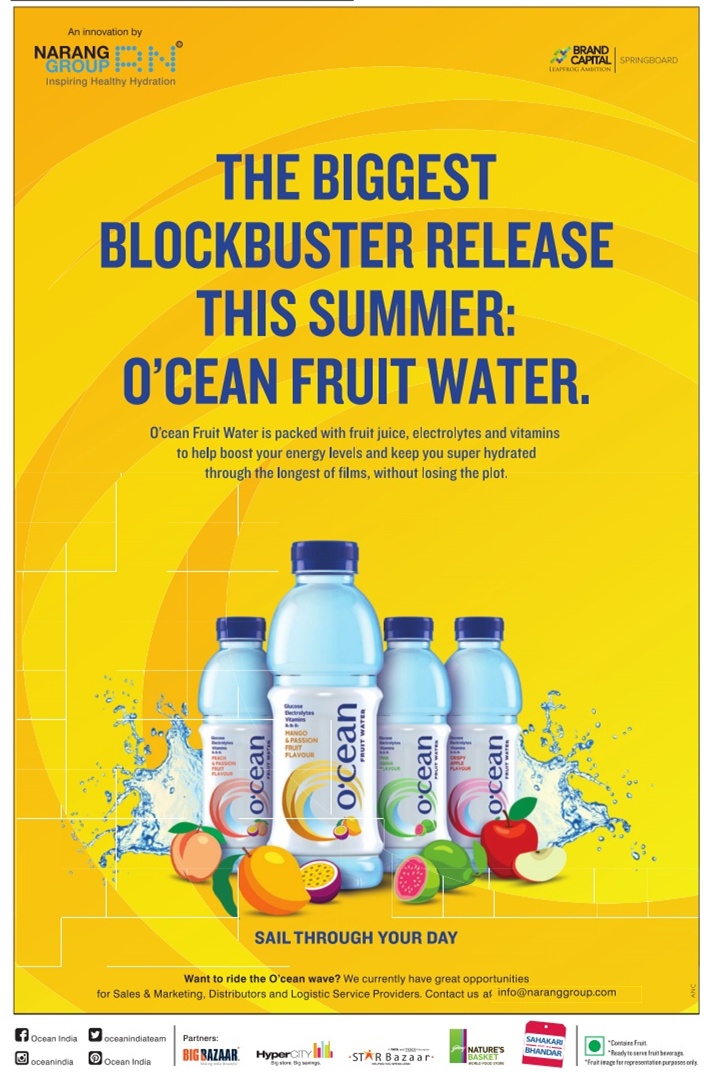 Ocean Fruit Water Advertisement