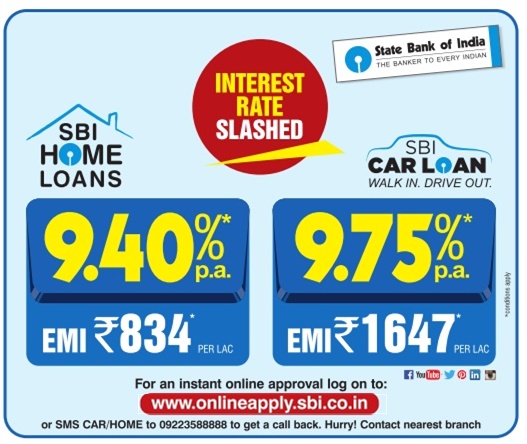 State Bank of India Home Loans Advertisement