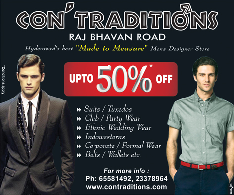 Contradition Clothing Ad in Hindi Milap