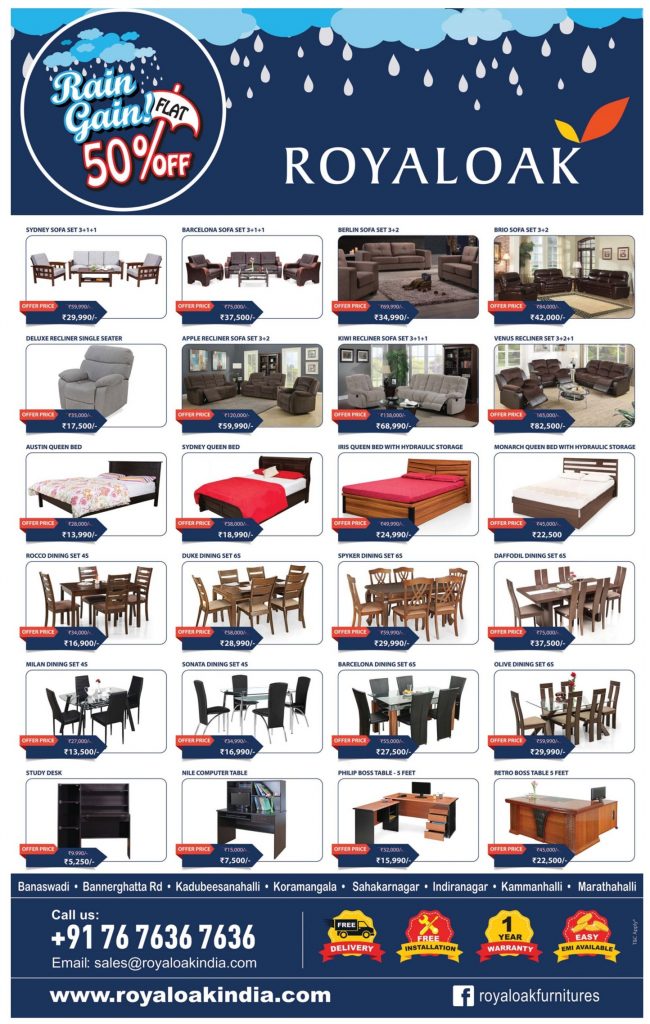 Royaloak Furniture Full Page Ad Advert Gallery