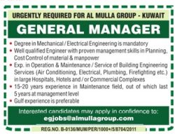 almulla-group-general-manager-required-ad-times-ascent-bangalore-12-07-2017