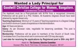 goodwill-christian-college-for-women-wanted-lady-principal-ad-times-ascent-bangalore-12-07-2017