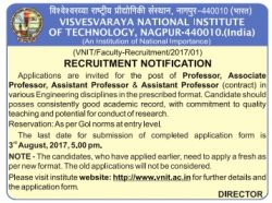 visvesvaraya-national-institute-of-technology-nagpur-recruitment-notification-ad-times-ascent-chennai-12-07-2017