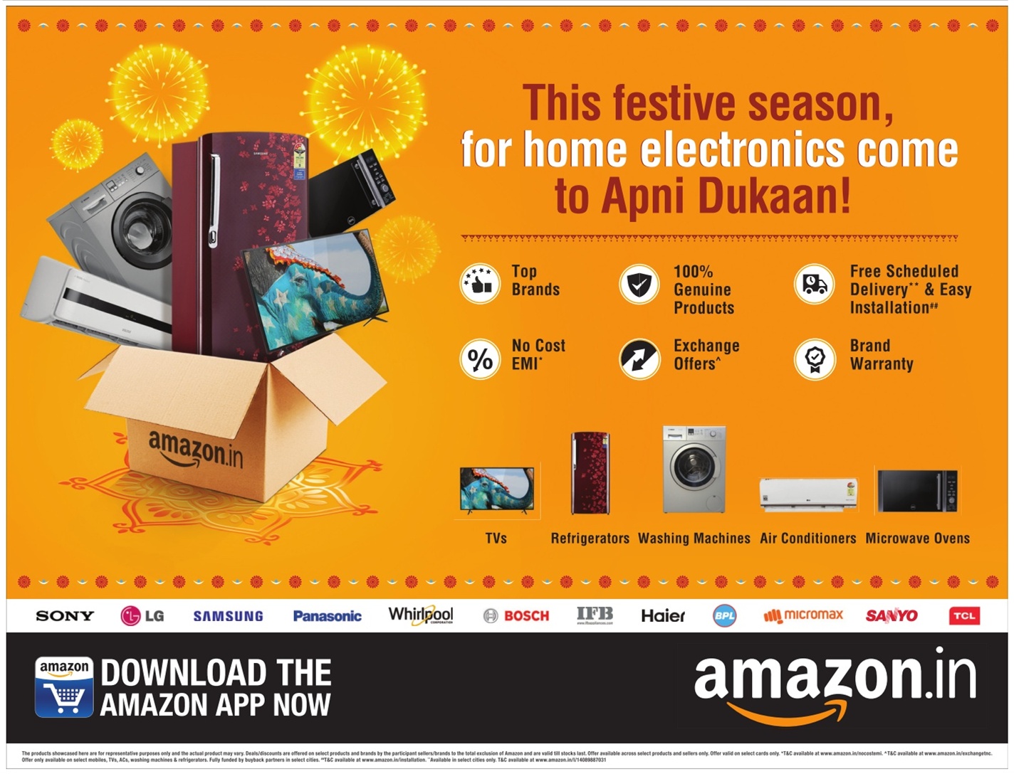 Amazon This Festive Season For Home Electronics Come To Apni Dukaan Ad