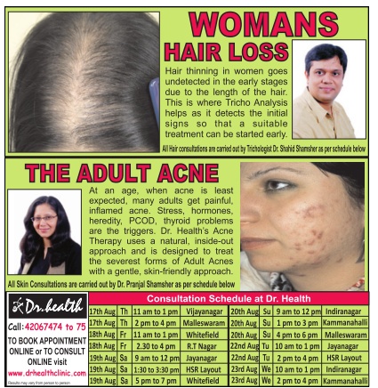 Dr health Womens Hair Loss The Adult Acne Ad - Advert Gallery