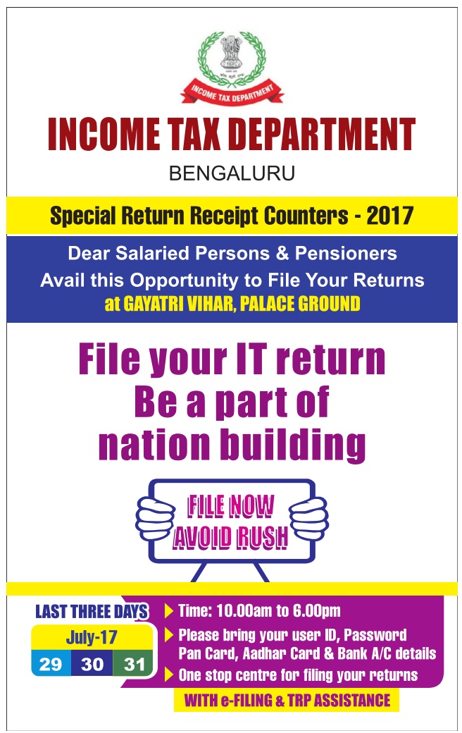 income-tax-department-bangalore-special-return-receipt-counters-2017-ad