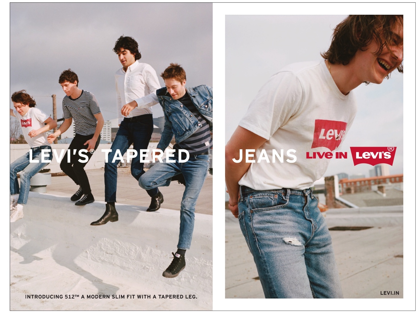Levi's Jeans Live In Levis Tapered Ad Advert Gallery