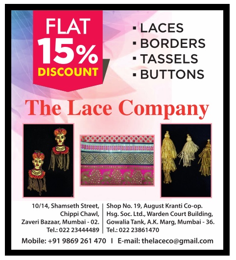 The Lace Company Flat 15% Discount Ad - Advert Gallery