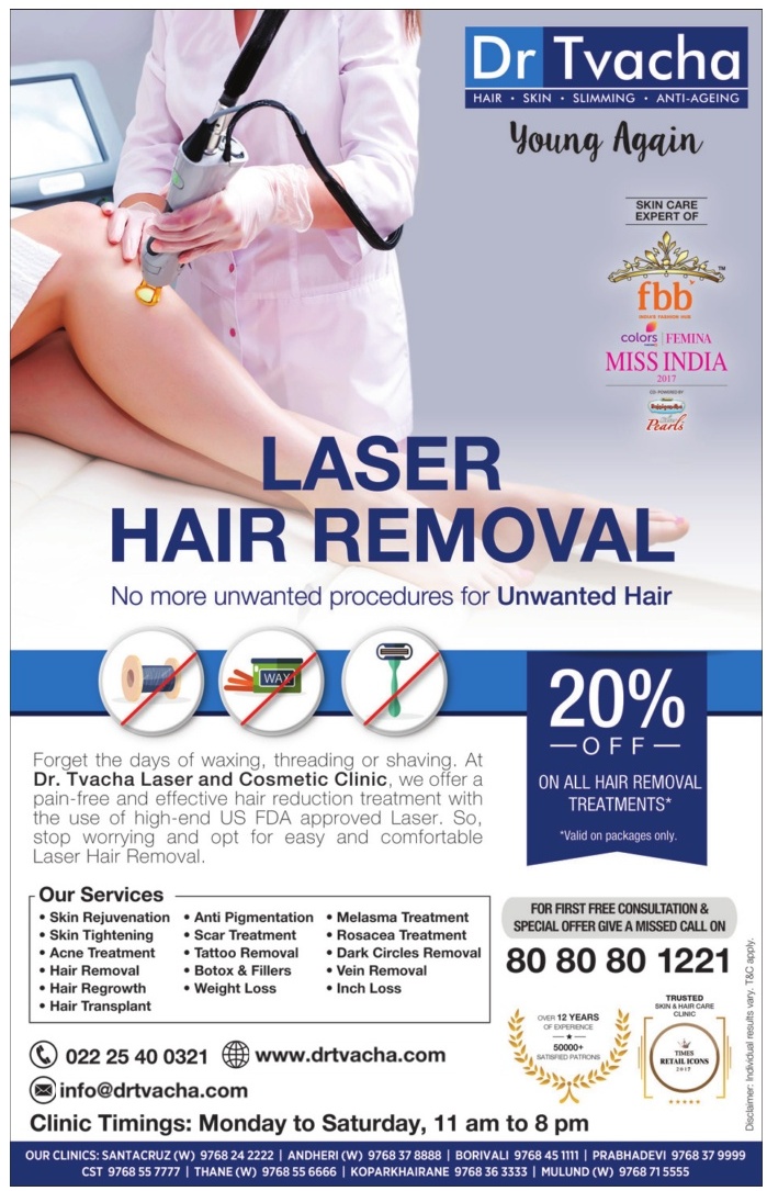 Unwanted laser Hair Removal Treatment by Diode Laser Technology without any  side effect