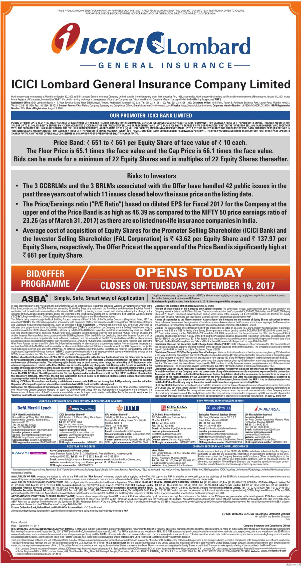 icici-lombard-general-insurance-compny-limited-bid-offer-programme-ad