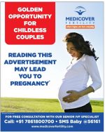 Medicover Fertility Golden Oppurtunity For Childless Couples Ad ...