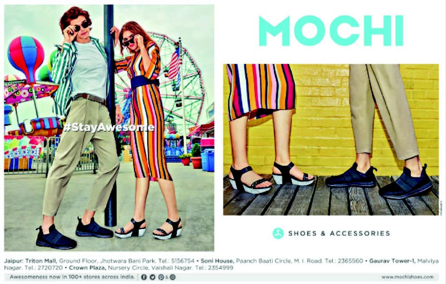 Mochi Stay Awesome Shoes & Accessories in Jaipur Ad - Advert Gallery