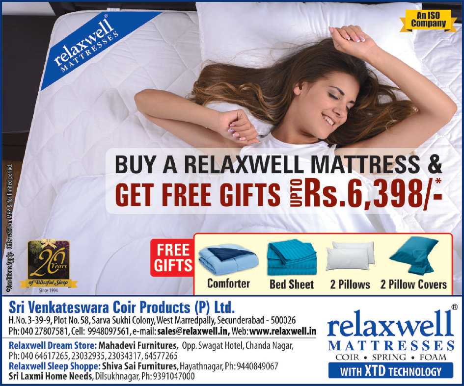 relaxwell mattress with xtd technology price