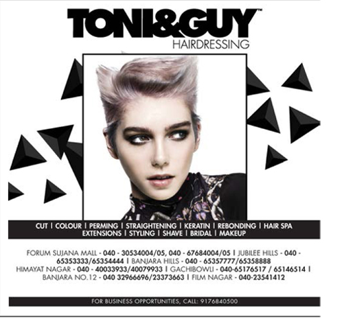 Toni & Guy Hairdressing Cut Colour Perming Straighting Keratin Rebonding Hair  Spa Extensions Styling Shave Bridal Makeup Ad - Advert Gallery