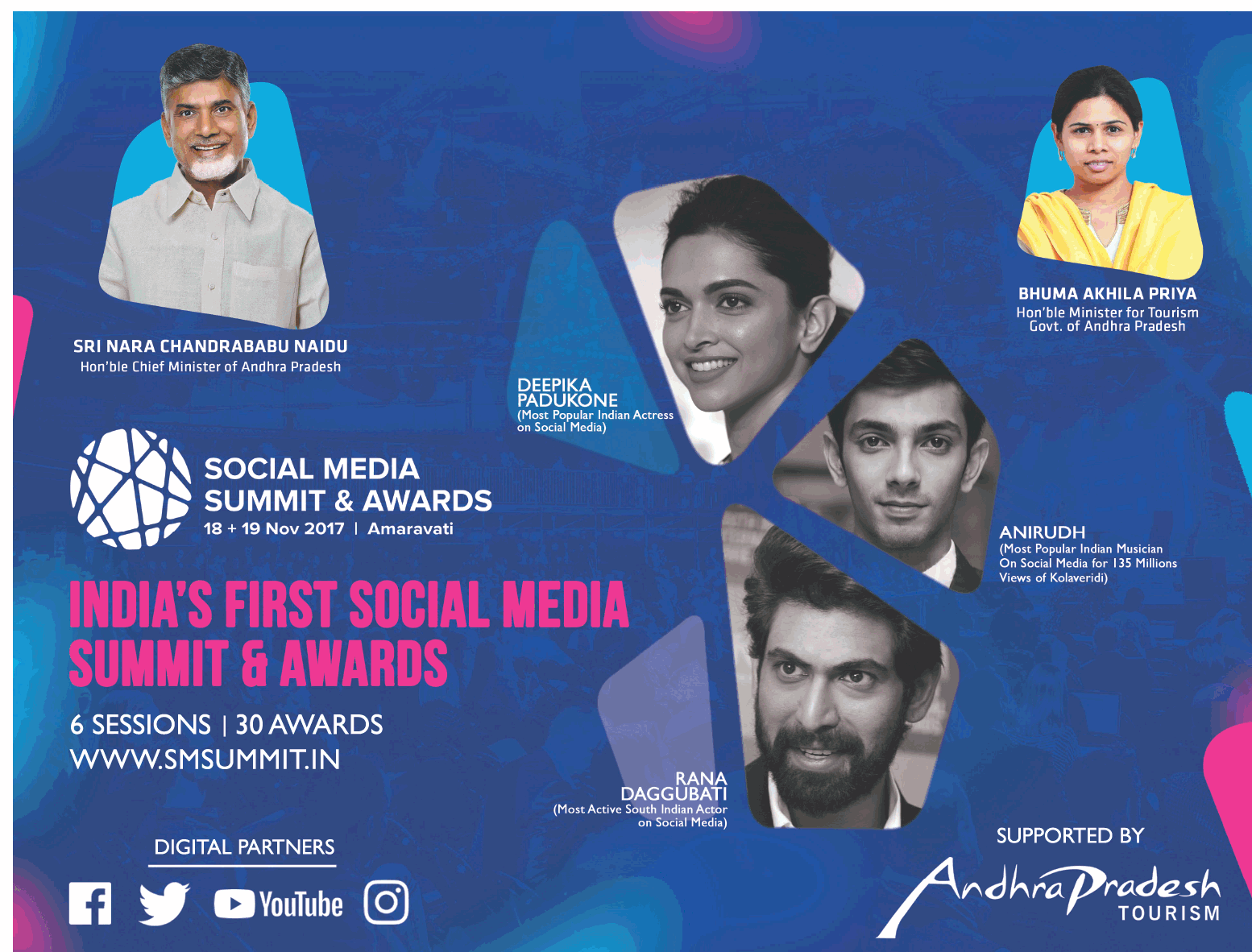 Indias First Social Media Summit And Awards Ad Advert Gallery