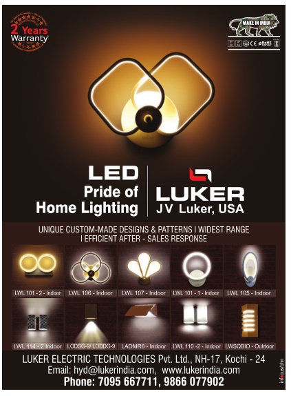 skærm En eller anden måde offset Luker Jv Luker Usa Led Pride Of Home Lighting Ad - Advert Gallery
