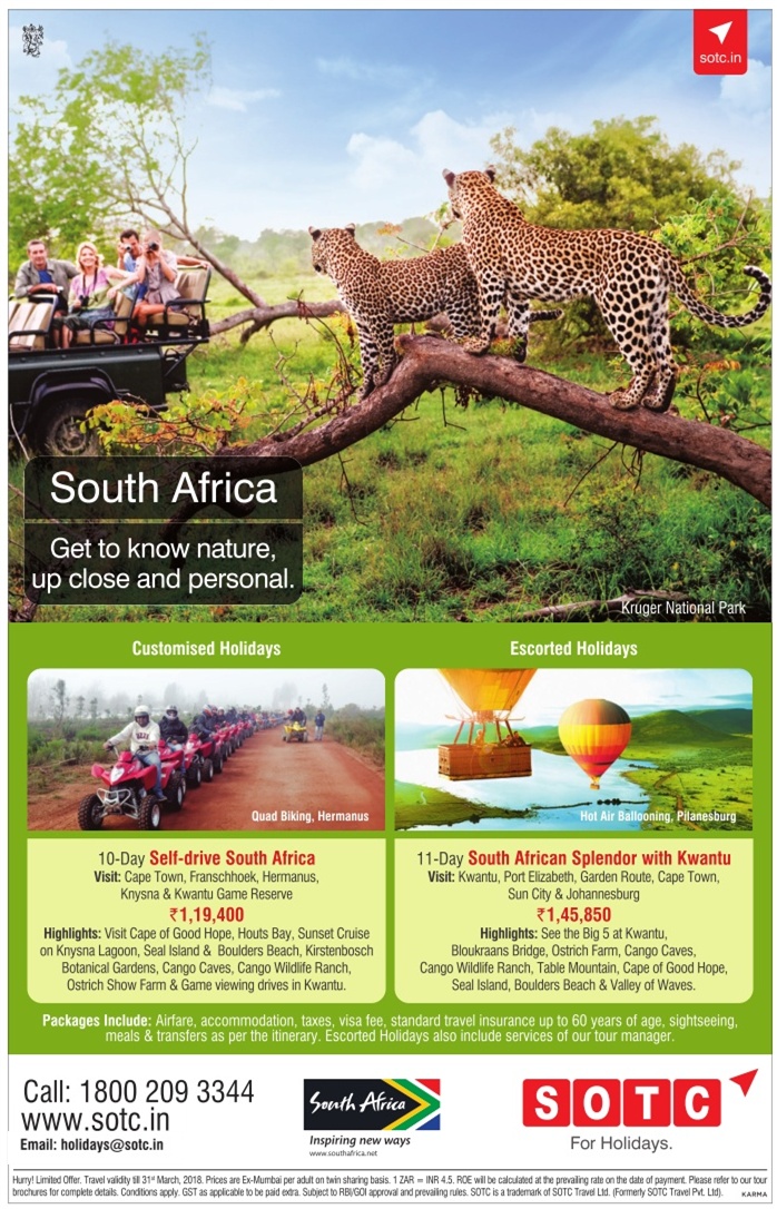 tourism advertisement south africa