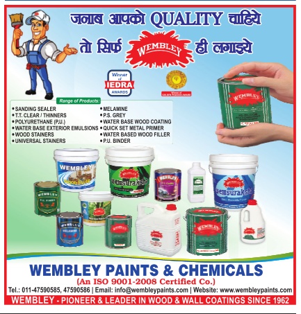 Wembley Paints And Chemicals Iedra Awards Ad - Advert Gallery
