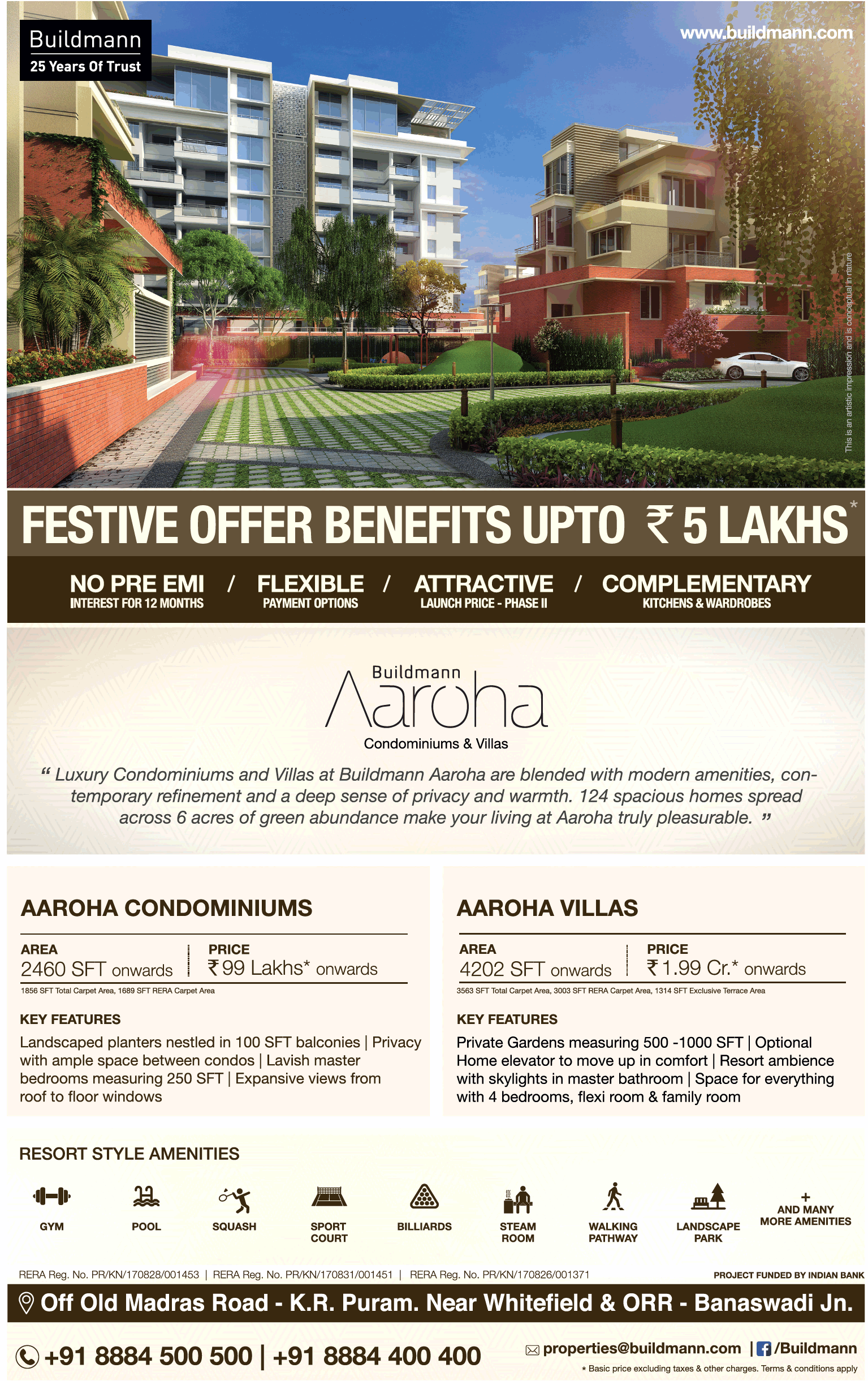 Buildmann Aaroha Festive Offers Benefits Upto 5Lakhs Ad - Advert Gallery