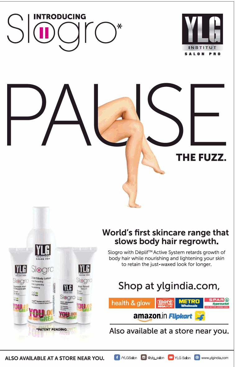 Ylg Institut Salon Pro Pause The Fuzz Ad - Advert Gallery
