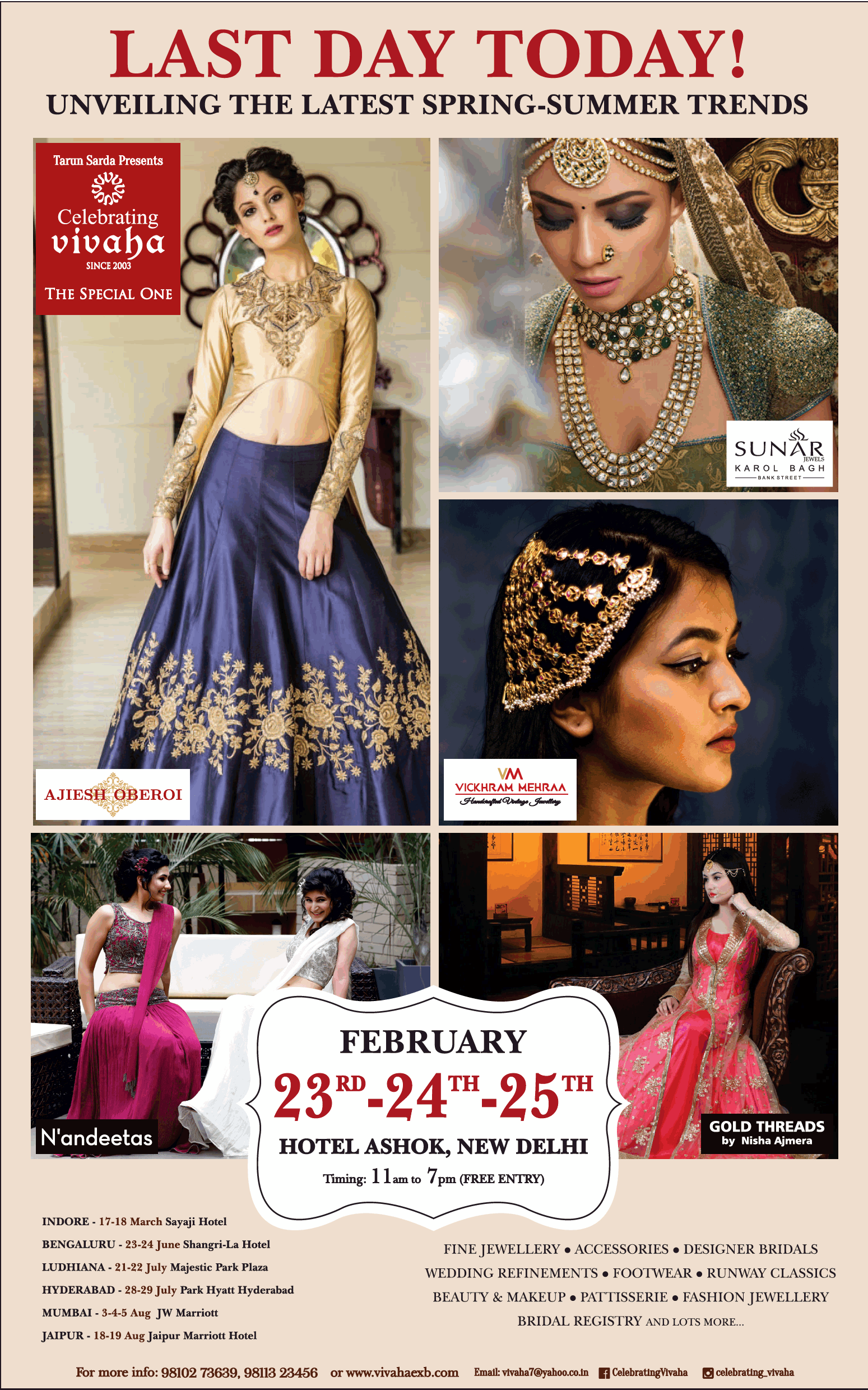 Celebrating Vivaha Last Day Today Unveiling The Latest Spring Summer ...