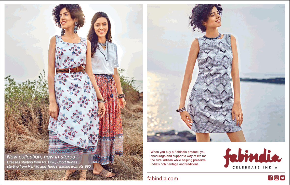 Fab India Clothing New Collection Arrival Ad - Advert Gallery