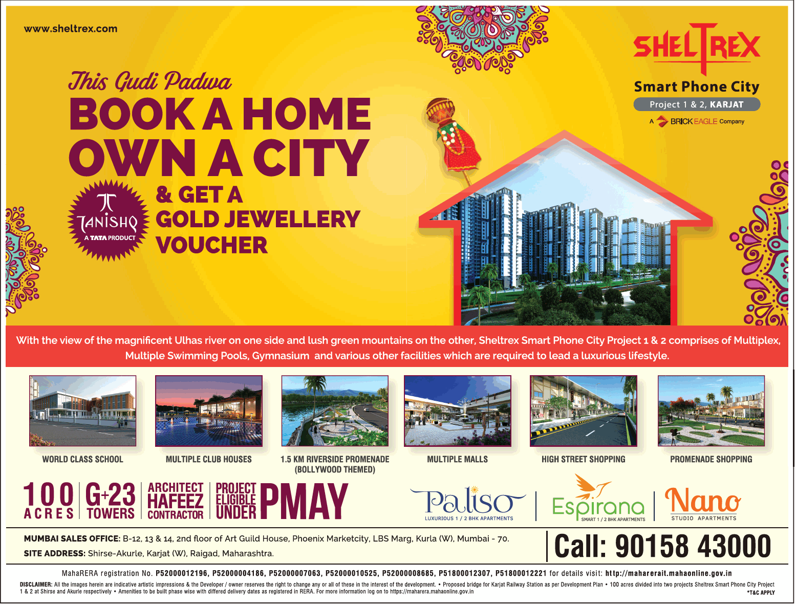 Sheltrex This Gudi Padwa Book A Home Own A City Ad - Advert Gallery