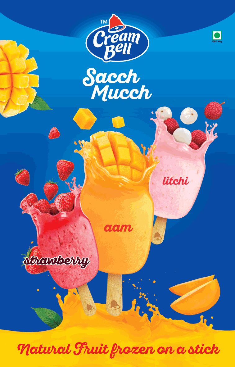 Cream Bell Icecreams Sacch Mucch Ad - Advert Gallery
