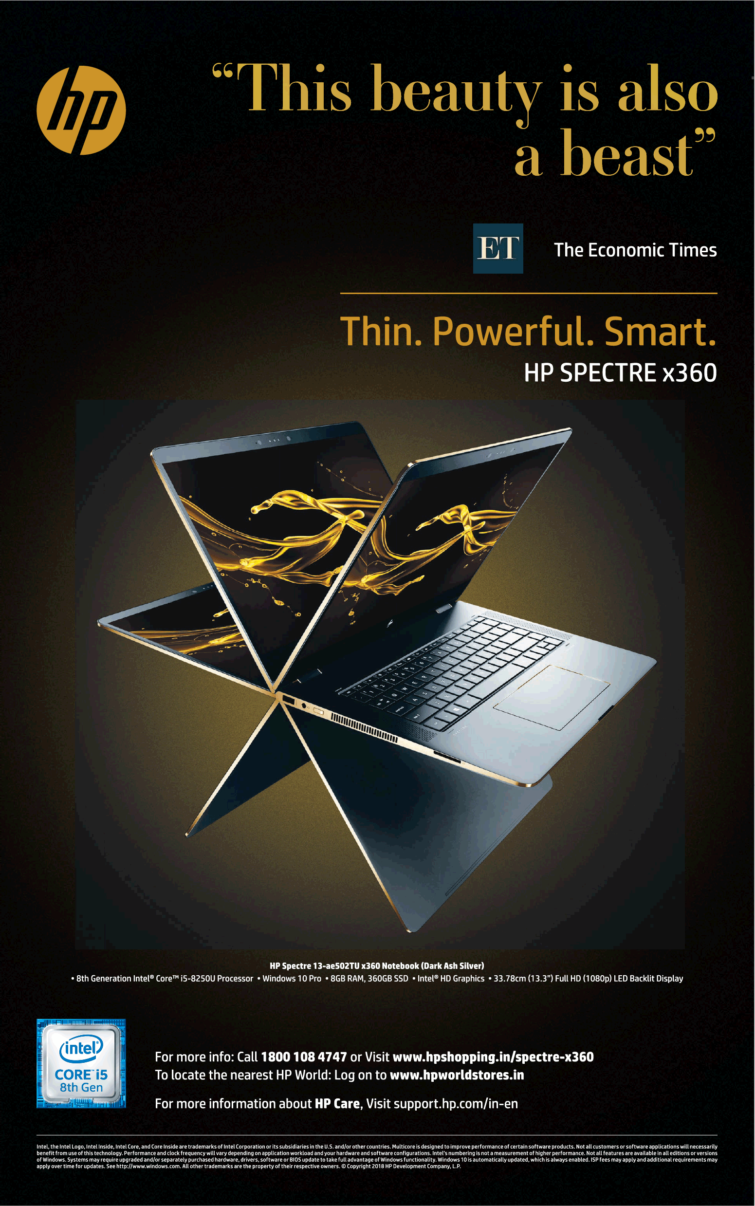 Hp Laptop This Beauty Is Also A Beast Thin Powerful Smart Ad Advert Hp Laptop This Beauty Is Also A Beast Thin Powerful Smart Ad Advert