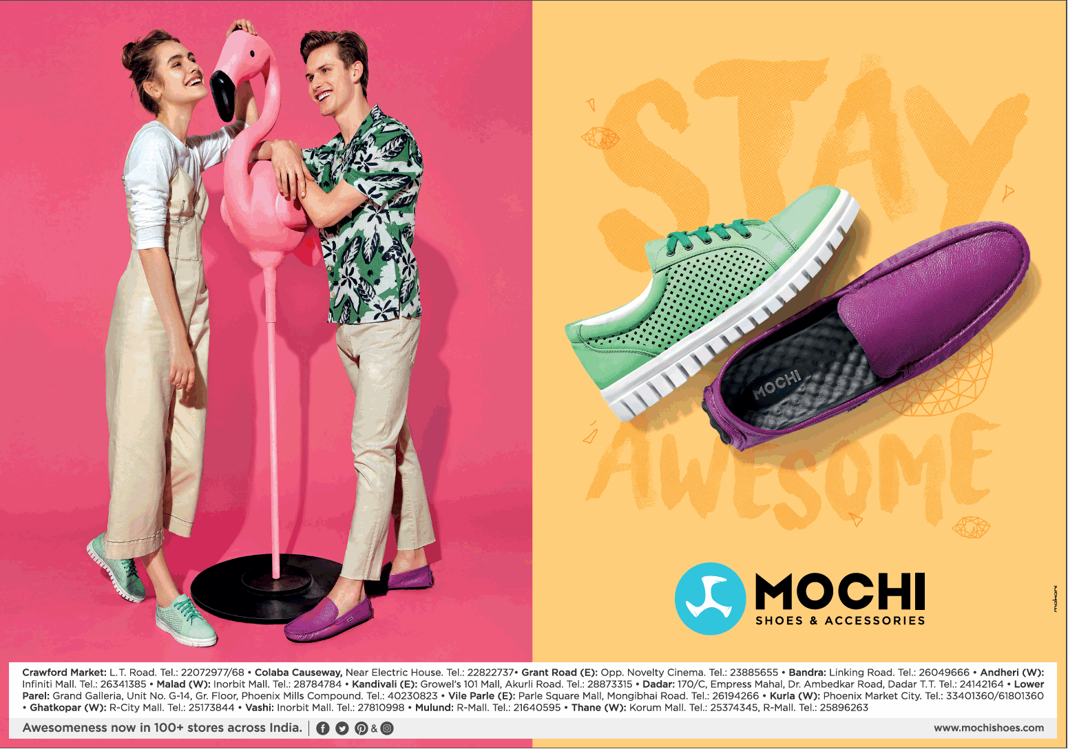 Mochi Shoes And Accessories Stay Awesome Ad - Advert Gallery