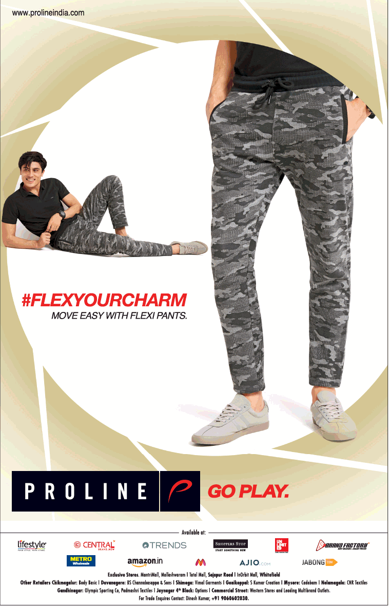 Proline Move Easy With Flexi Pants Go Play Flex Your Charm Ad - Advert  Gallery