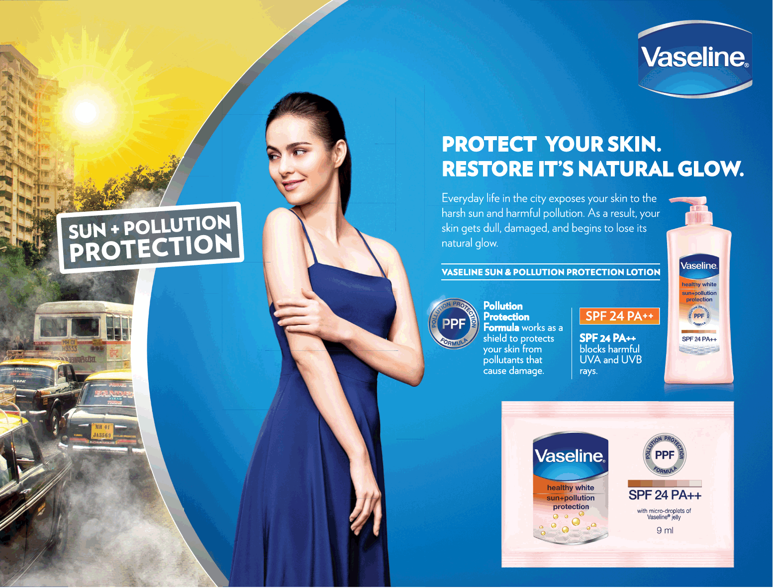 Vaseline Protect Your Skin Restore Its Natural Glow Ad Advert Gallery