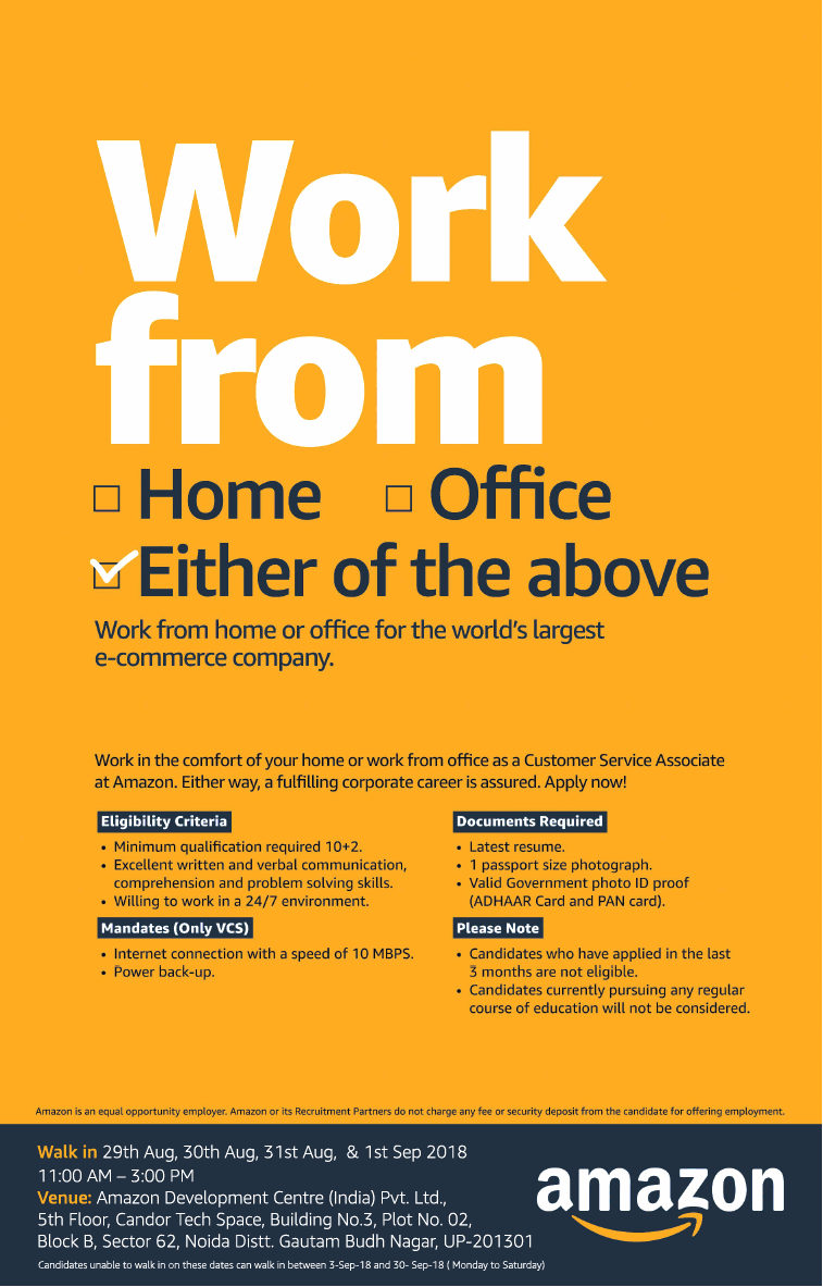 Amazon Work From Home Office Wither Of The Above Ad Advert Gallery