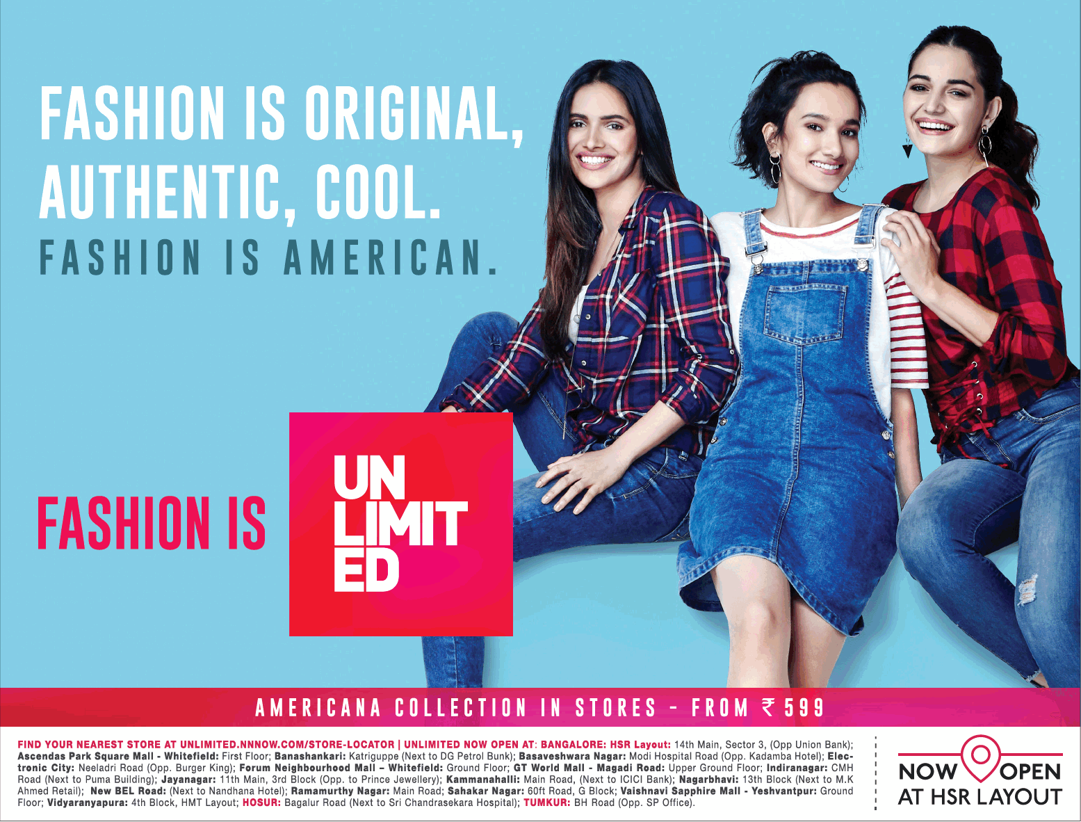 Fashion Is Unlimited Fashion Is Original Ad - Advert Gallery