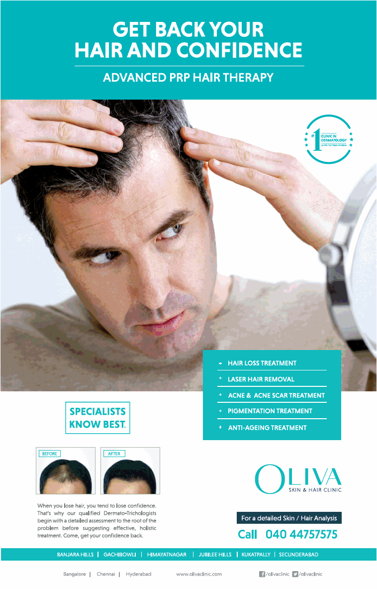 Olive Skin And Hair Clinic Ad - Advert Gallery