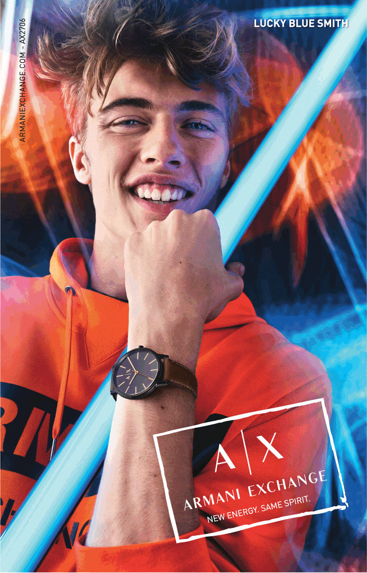 Armani Exchange Lucky Blue Smith Ad - Advert Gallery
