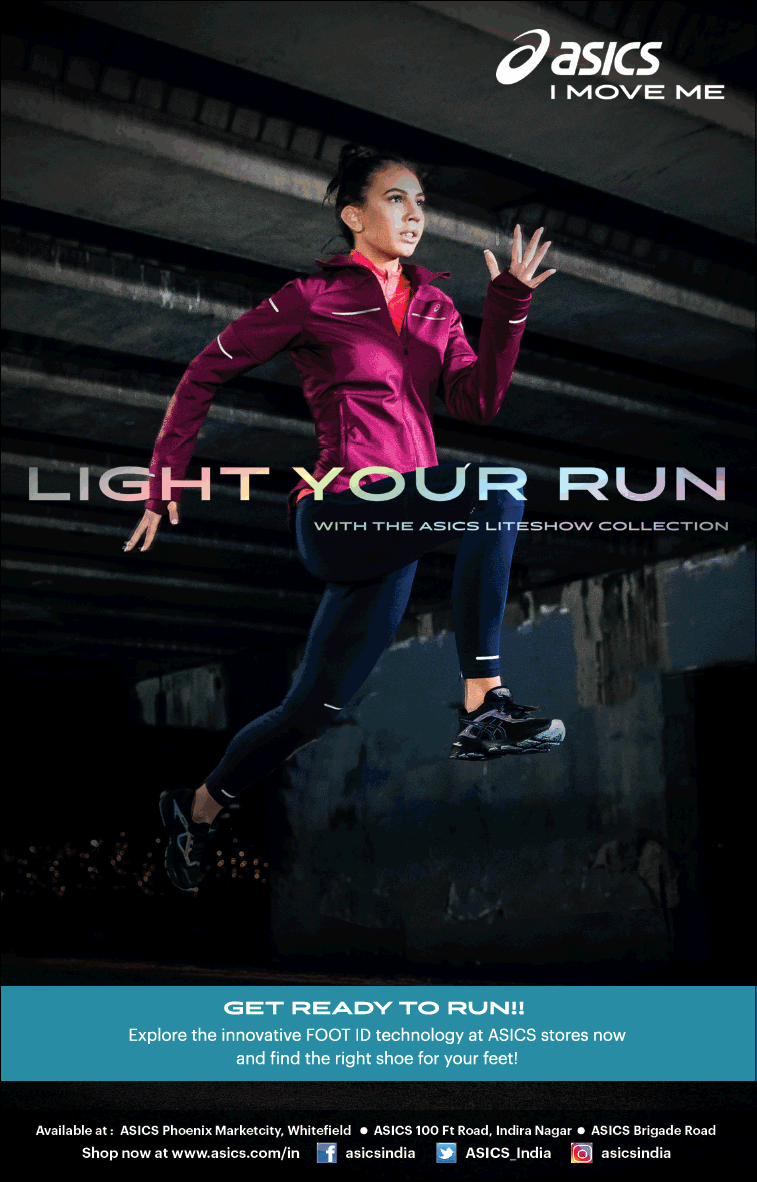 Asics Shoes FOOT ID Technology find the right shoes for your feet Ad -  Advert Gallery