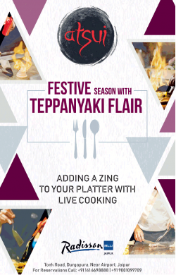 Atsui Festive Seaon With Teppanyaki Flair Ad