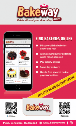 Bakeway Com Find Bakeries Online Ad in Times of India Bangalore