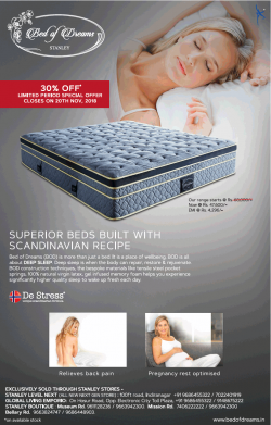 de-stress-bed-of-dreams-stanley-30%-off-ad-times-of-india-bangalore-10-11-2018.png