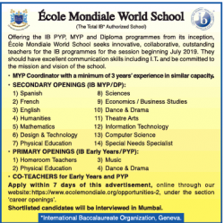 ecole-mondiale-world-school-requires-teachers-ad-times-ascent-delhi-28-11-2018.png