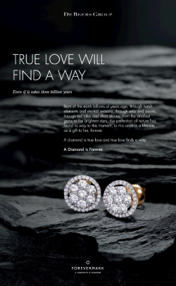 Forevermark Diamond True Love Will Find A Way Ad