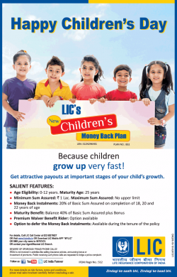 life-insurance-corporation-of-india-happy-childrens-day-ad-times-of-india-delhi-14-11-2018