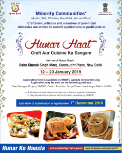 minority-communities-hunar-haat-craft-aur-cuisine-ka-sangam-ad-times-of-india-mumbai-23-11-2018.png