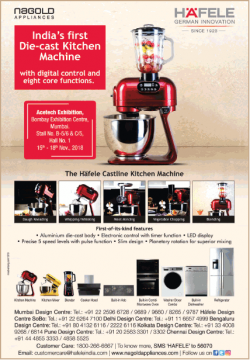 Nagold Appliances Hafele German Innovation Ad in Times of India Mumbai