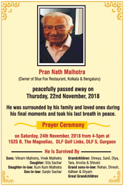 prayer-ceremony-pran-nath-malhotra-ad-times-of-india-delhi-23-11-2018.png