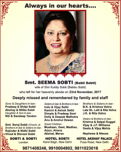 remembrance-smt-seema-sobti-ad-times-of-india-delhi-23-11-2018.png