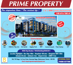 Sb Properties 2 And 3 Bhk Luxury Apartments Ad