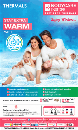 Thermals Bodycare Insider Stay Extra Warm Ad